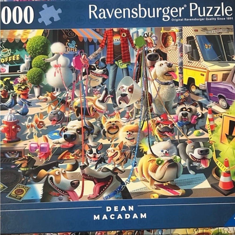 Ravensburger The Dog Walker 1000 Piece Jigsaw Puzzle